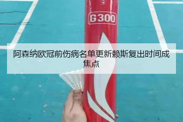 阿森纳欧冠前伤病名单更新赖斯复出时间成焦点 | MLTY